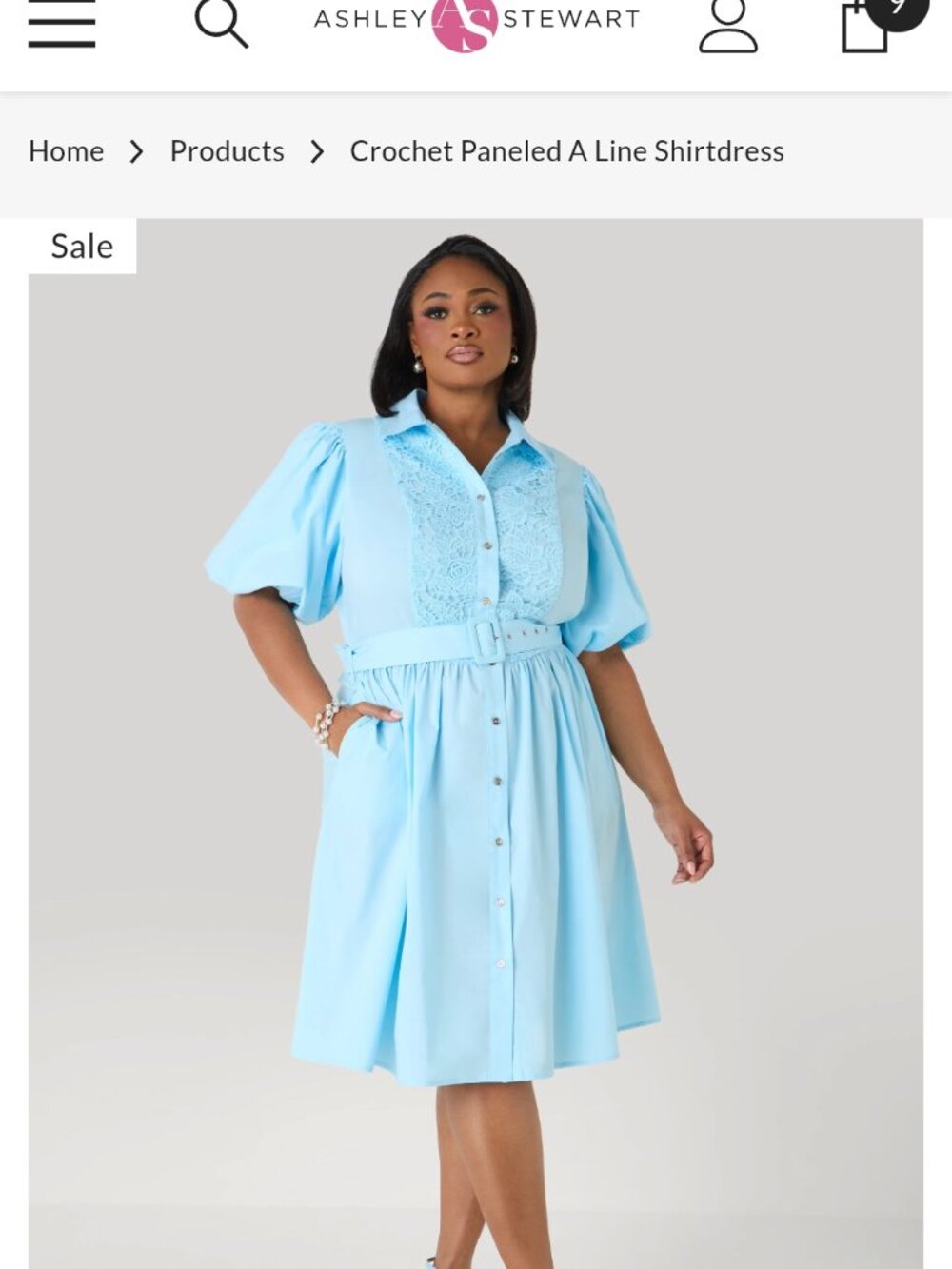 Ashley Stewart Baby Blue Dress 👗 22/24
